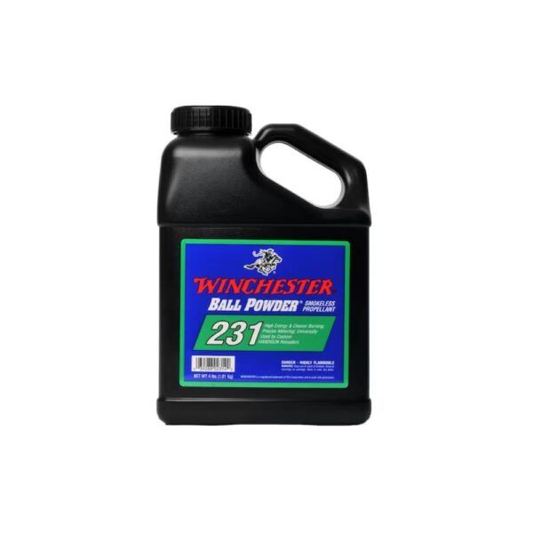 Winchester 231 Smokeless Gun Powder - Clean & Consistent Handgun Reloading Powder