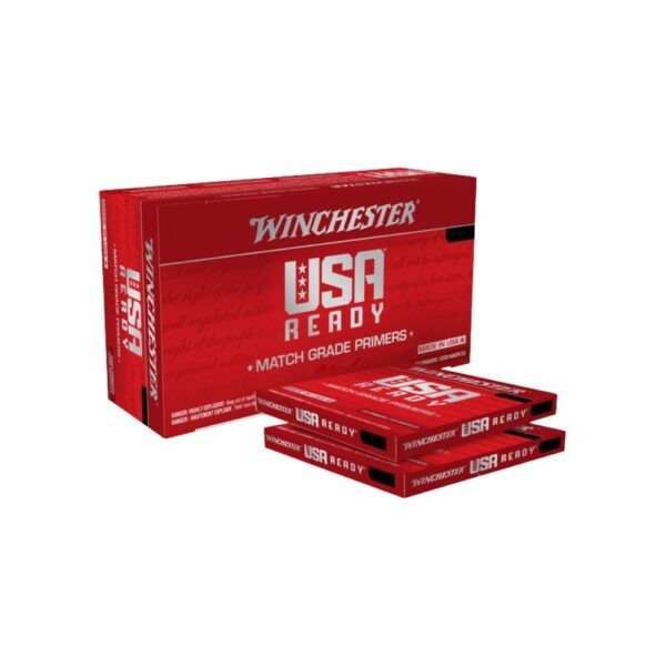 Winchester USA Ready Large Rifle Match Primers - Precision Match Grade (Box of 1000 or 5000)