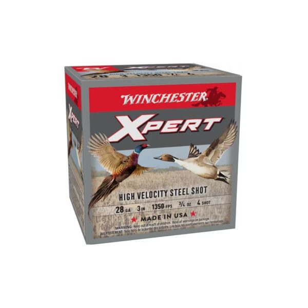 Winchester Xpert 28 Gauge Steel Ammo - High Velocity up to 1550 fps